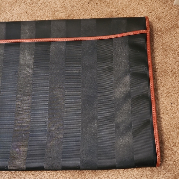 Fendi Large Vintage Portfolio Clutch Bag